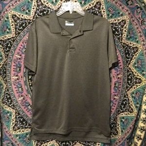 Men's PGA Tour Golfing Polo shirt. Grey. Mens size medium.